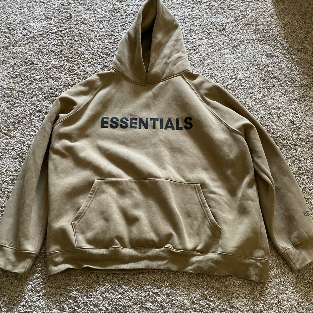 Essentials Tan Hoodie for Women